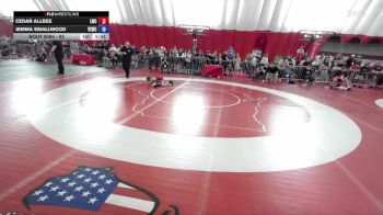 62 lbs Round 3 - Cedar Allbee, Lancaster Wrestling Club vs Jemma Smallwood, Valley Elite Wrestling Club