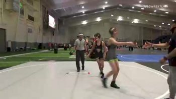 46 lbs 5th Place - Rocky Ruiz, Redwave vs Amarie Haymon, Gold Rush