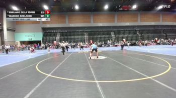 215 lbs Cons. Round 6 - Maddox Sedlacek, White Pine vs Emiliano De La Torre, Reed