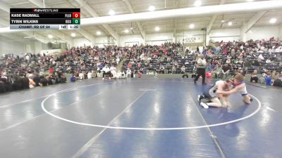 144 lbs Champ. Rd Of 64 - Kase Radmall, Pleasant Grove vs Tyrin Wilkins, Ridgeline