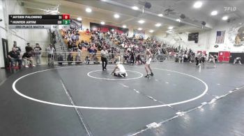 144 lbs 3rd Place Match - Hunter Artim, Servite vs Jayden Palomino, Santa Ana