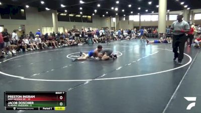 138 lbs Round 3 (6 Team) - Preston Ingram, West Georgia WC vs Jacob Doschier, Alabama Takedown