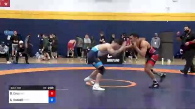 57 kg Quarterfinal - Darian Cruz, New York Athletic Club vs Sean Russell, Gopher Wrestling Club - RTC