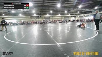 127 lbs Round Of 16 - Iris Cisneros, Skiatook Bulldog Wrestling vs Reagan Eaton, Nebraska Wrestling Academy