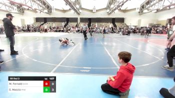 53 lbs Rr Rnd 3 - Maeve Fernald, Smittys Barn vs Giovanni Mazzio, Pride Wrestling