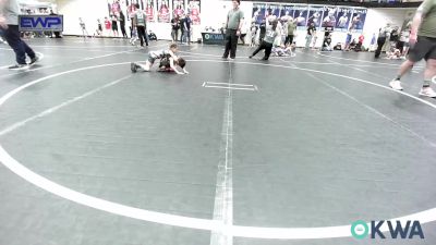 49 lbs Consi Of 8 #2 - Maximus Crawford, Unattached vs Jo Thigpen, Choctaw Ironman Youth Wrestling