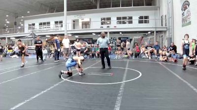 100 lbs Round 6 (8 Team) - Hunter Kapitula, Mat Assassins White vs Jake Crouse, PA Alliance