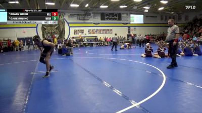 175 lbs 5th Place Match - Gabe Rubino, Waukee Northwest vs Brady Grier, Williamsburg