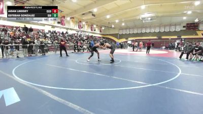 175 lbs Champ. Round 1 - Esteban Gonzalez, Banning vs Aidan Lindsey, Centennial (Corona)