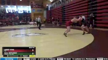 197 lbs Quarterfinal - Jared Voss, Coe vs Nick Demunno, Cornell College