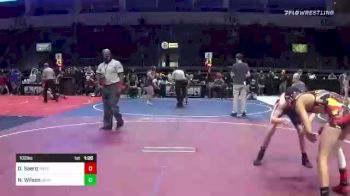 102 lbs Quarterfinal - Devin Saenz, Western Slope Elite vs Nolan Wilson, Grindhouse