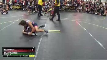 75 lbs Round 5 (6 Team) - Max Corley, Steel Valley Pscychos vs Brady Ramirez, Olympia