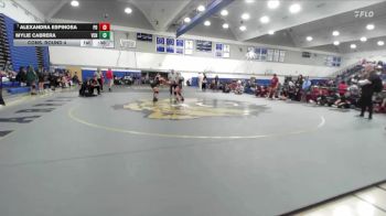 135 lbs Cons. Round 4 - Mylie Cabrera, Ventura vs Alexandra Espinosa, Palm Desert