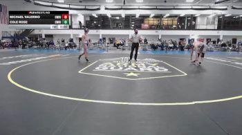 141 lbs Cons. Semi - Michael Valerino, Case Western Reserve vs Cole Rose, Case Western Reserve