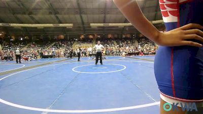 102 lbs Consolation - Faith Anna Cooper, Hurricane Wrestling Academy vs Dakota Harris, Hurricane Wrestling Academy