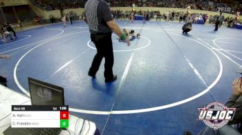 64 lbs Round Of 16 - Aidyn Hall, Blackwell Wrestling Club vs Cooper Franklin, Broken Arrow Wrestling Club