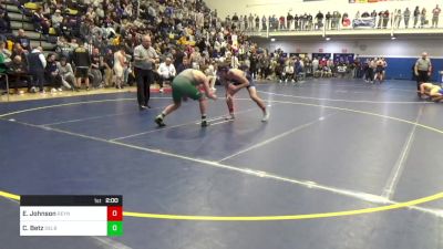 189 lbs R-32 - Emery Johnson, Reynolds vs Carl Betz, Delbarton-NJ