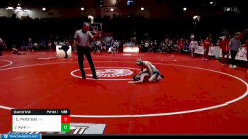 106 lbs Quarterfinal - Caleb Patterson, Jasper vs Jeremy Kyle, Valparaiso