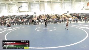 47 lbs Quarterfinal - Ramir McCreary, NWAA Wrestling vs Jeffrey Lutes, Mongoose Elite Wrestling