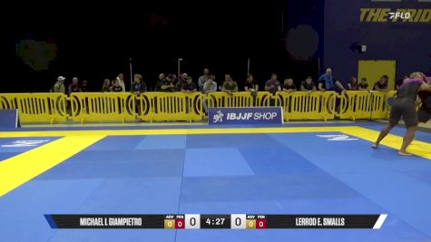 Lerrod E. Smalls vs Michael L Giampietro 2025 Pan IBJJF Jiu-Jitsu No-Gi Championship