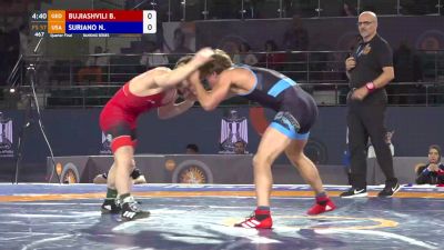 57 kg Quarterfinal - Nick Suriano, USA vs Beka Bujiashvili, GEO