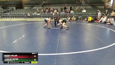 84 lbs Round 1 (4 Team) - Curran Meyer, Independence vs Bohdy Miller, Waverly