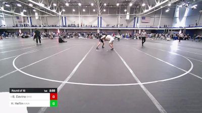 133 lbs Round Of 16 - Ben Davino, Ohio State - UnAttached vs Hunter Heflin, Naval Academy