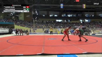 190 lbs Champ. Round 2 - Darien Allen, Dupont Manual vs Beau Gordon, South Oldham