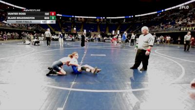 82 lbs Semifinal - Hunter Ross, Fort LeBoeuf vs Blake Brassington, Mahanoy Area