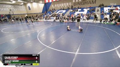 53-55 lbs Round 3 - Caleb Storey, Box Elder Stingers vs Oakley Newby, Westlake