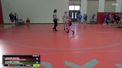 97 lbs Round 2 - Camden Hanks, Hewitt Trussville Freshman vs Landon Boyda, Hewitt Trussville Middle School