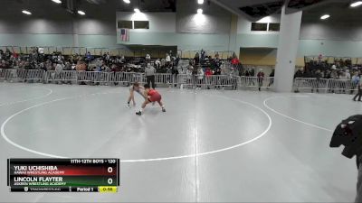 120 lbs Cons. Round 4 - Yuki Uchishiba, Hawaii Wrestling Academy vs Lincoln Flayter, Askren Wrestling Academy