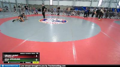 88 lbs Champ. Round 2 - Kole Spradling, INWTC vs Urijah Launit, Mat Demon WC