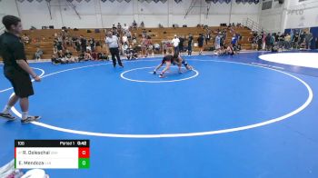 106 lbs Cons. Round 4 - Ryder Doleschal, Unattached vs Eli Mendoza, Gilroy Hawks