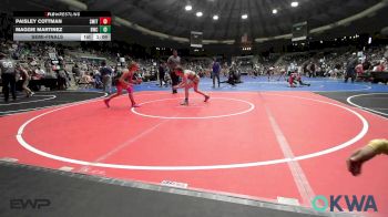 115 lbs Semifinal - Paisley Cottman, Smith Wrestling Academy vs Maggie Martinez, Berryhill Wrestling Club