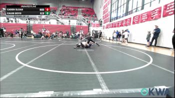 55 lbs Round Of 16 - Caden Sloan, Morrison Takedown Club vs Caleb Boyd, Harrah Little League Wrestling