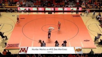 149lbs- Geo Martinez, Oklahoma State vs Hunter Marko, Minnesota
