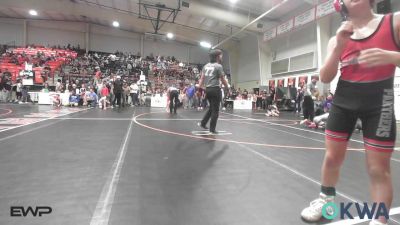 90 lbs Consi Of 8 #2 - Tracer Mead, Eufaula Ironheads Wrestling Club vs Cole Richardson, Barnsdall Youth Wrestling