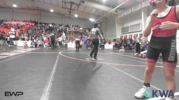 90 lbs Consi Of 8 #2 - Tracer Mead, Eufaula Ironheads Wrestling Club vs Cole Richardson, Barnsdall Youth Wrestling