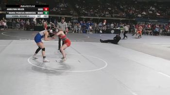 G 120 lbs Cons. Round 4 - Maria Pascua-Mendoza, Mandeville Girls vs Adelynn Miles, Haughton Girls