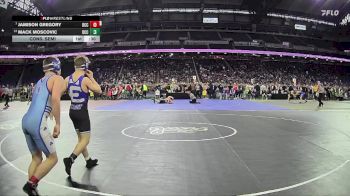 D1-126 lbs Cons. Semi - Jamison Gregory, Detroit Catholic Central HS vs Mack Moscovic, Detroit Catholic Central HS