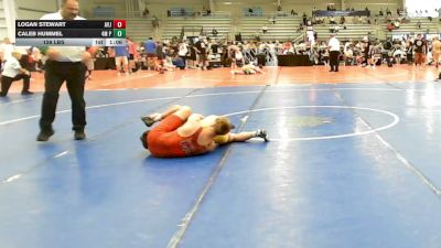 126 lbs Round Of 32 - Logan Stewart, Average Joes - HSB vs Caleb Hummel, 4M Power - HSB