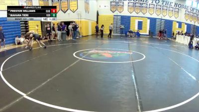 120 lbs Quarterfinal - Preston Williams, Olympic Heights vs Makana Tieri, Viera