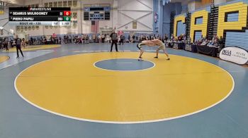 138 lbs Champ. Round 1 - Seamus Mulrooney, Delcastle H S vs Piero Papili, Delaware Military Academy