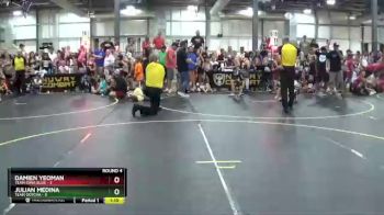 72 lbs Round 4 (6 Team) - Julian Medina, Team Gotcha vs Damien Yeoman, Team Iowa Blue