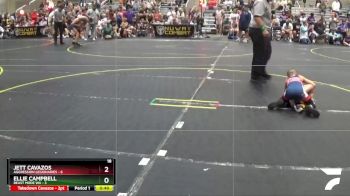 49 lbs Round 3 (6 Team) - Jett Cavazos, Aggression Legionaries vs Ellie Campbell, Beast Mode WA