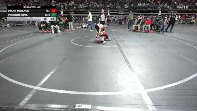 85 lbs Round Of 32 - Dylan Mellage, Yale Street vs Preston Silva, Ruthless WC