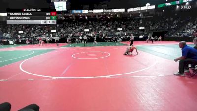 78 lbs Champ. Round 2 - Greyson Zoul, BUC2 vs Camden Abella, IWCA