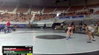 D2-126 lbs Cons. Round 2 - Parker Belnap, Williams Field vs Devon Haver, Mountain View - Marana