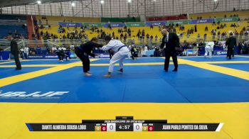 Juan Pablo Pontes Da Silva vs Dante Almeida Sousa Lobo 2026 Brasileiro Jiu-Jitsu IBJJF